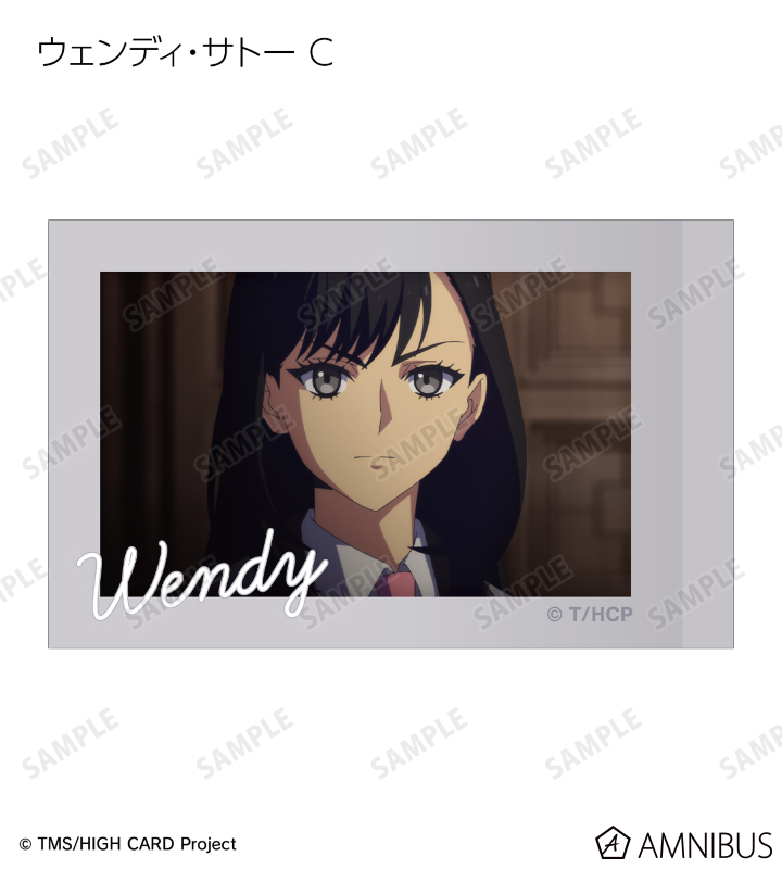 トレーディング場面写インスタントカメラ風イラストカード