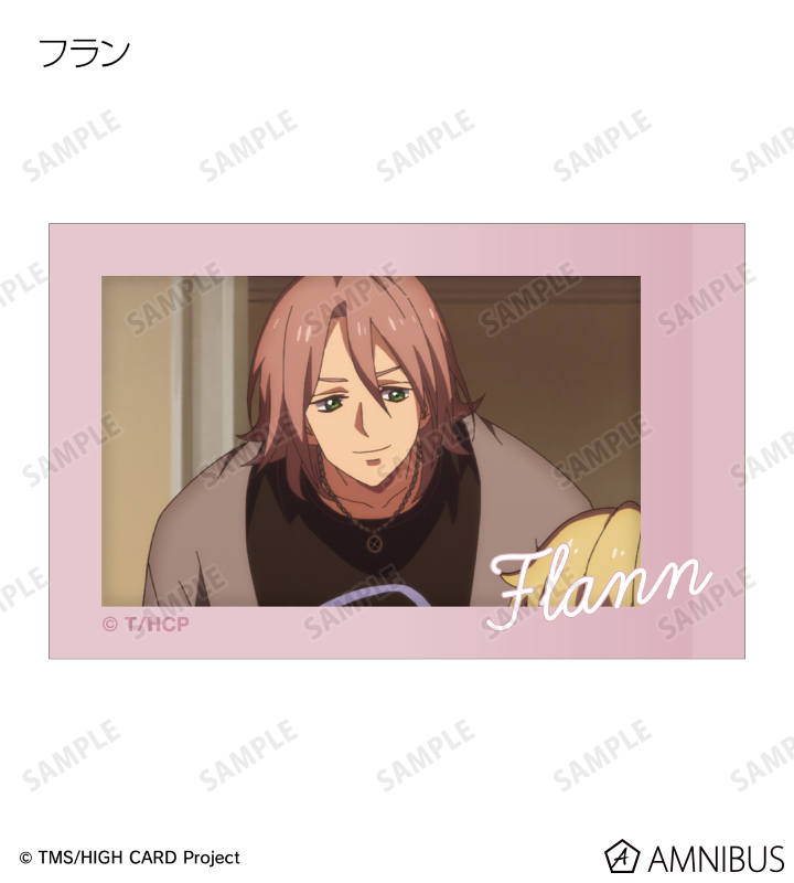 トレーディング場面写インスタントカメラ風イラストカード