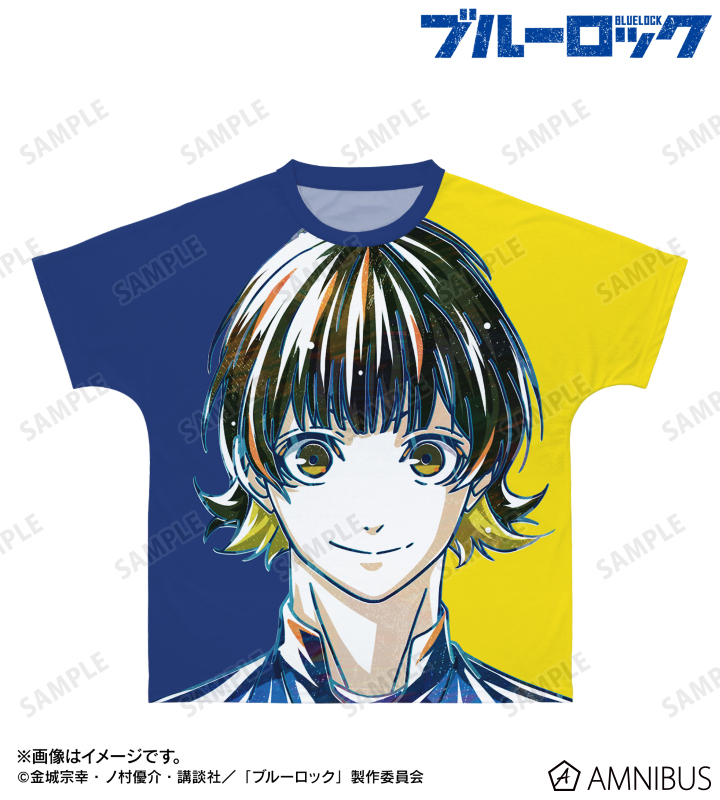 蜂楽廻 ブルーロック展 Tシャツ フリーサイズ 原画展 原作 ブルーロック 蜂楽廻 ブルーロック展 Tシャツ フリーサイズ 原画展 原作