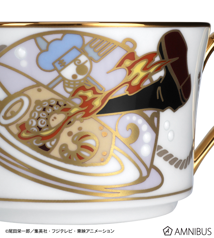 ノリタケコラボ サンジ カップ&ソーサー