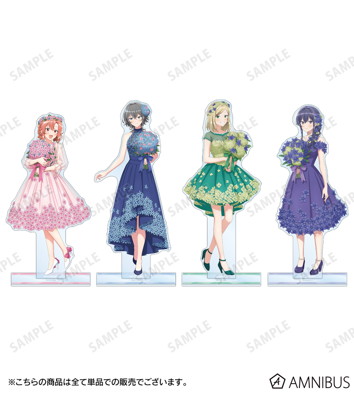 描き下ろし 木野 ひまり 花びらドレスver. 特大アクリルスタンド