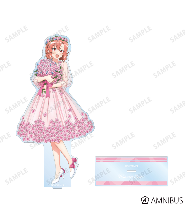 描き下ろし 木野 ひまり 花びらドレスver. 特大アクリルスタンド