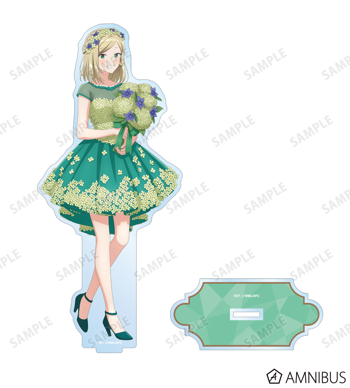 描き下ろし 水口 亜季 花びらドレスver. BIGアクリルスタンド