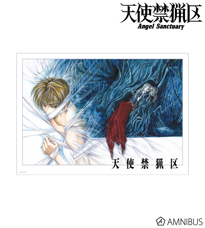 無道刹那&無道紗羅 カラーイラストA3マット加工ポスター ver.B