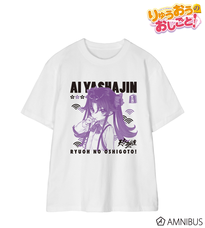 りゅうおうのおしごと! 夜叉神天衣 フルグラフィックTシャツ ホワイトXL 夜叉神天衣 フルグラフィックTシャツ [りゅうおうのおしごと