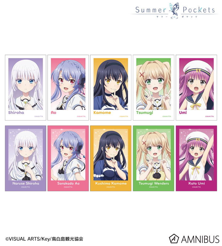 トレーディングインスタントカメラ風イラストカード