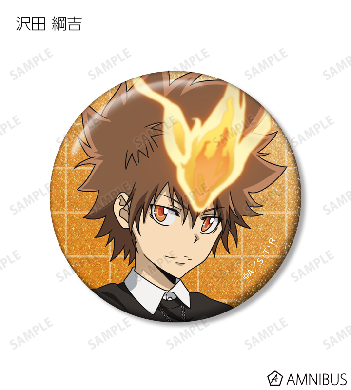 家庭教師ヒットマンREBORN 沢田綱吉 ツナ コロッタ 缶バッジ アニカフェ 家庭教師ヒットマンREBORN! - トレーディング Ani-Art 缶バッジ