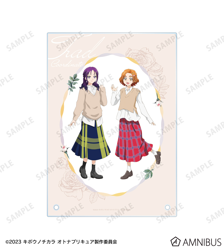 描き下ろし 咲&舞 トラッドスタイルver. TOWER RECORDS POP UP SHOP A5アクリルパネル