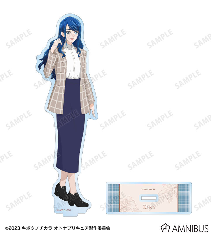描き下ろし 水無月 かれん トラッドスタイルver. TOWER RECORDS POP UP SHOP BIGアクリルスタンド