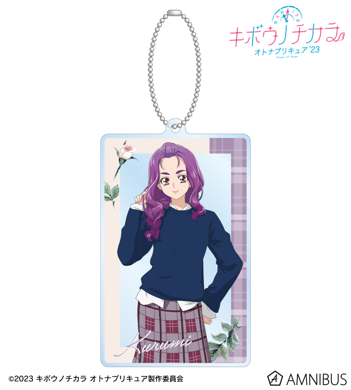 描き下ろし 美々野 くるみ トラッドスタイルver. TOWER RECORDS POP UP SHOP アクリルキーホルダー