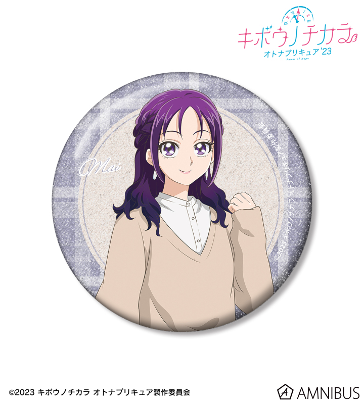 描き下ろし 美翔 舞 トラッドスタイルver. TOWER RECORDS POP UP SHOP 75mmグリッター缶バッジ