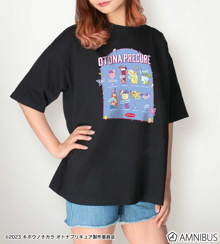 TOWER RECORDS POP UP SHOP カクテルモチーフ BIGシルエットTシャツ