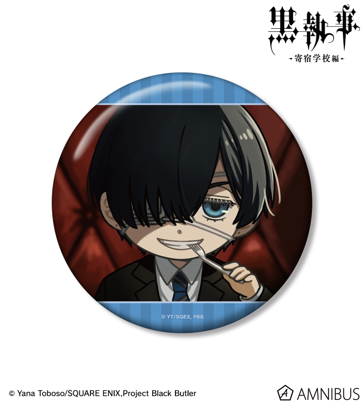 品多く TVアニメ『黒執事 -寄宿学校編-』 - シエル・ファントムハイヴ ピンズ・ピンバッジ・缶バッジ