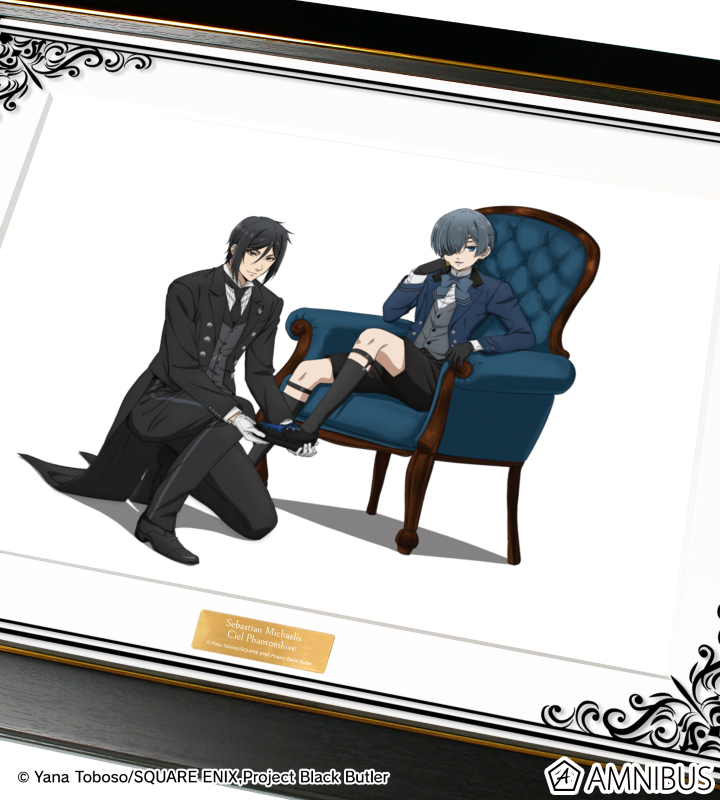 黒執事 キャラファイングラフ 複製原画 セバスチャン シエル TVアニメ『黒執事 -寄宿学校編-』 - 描き下ろし セバスチャン