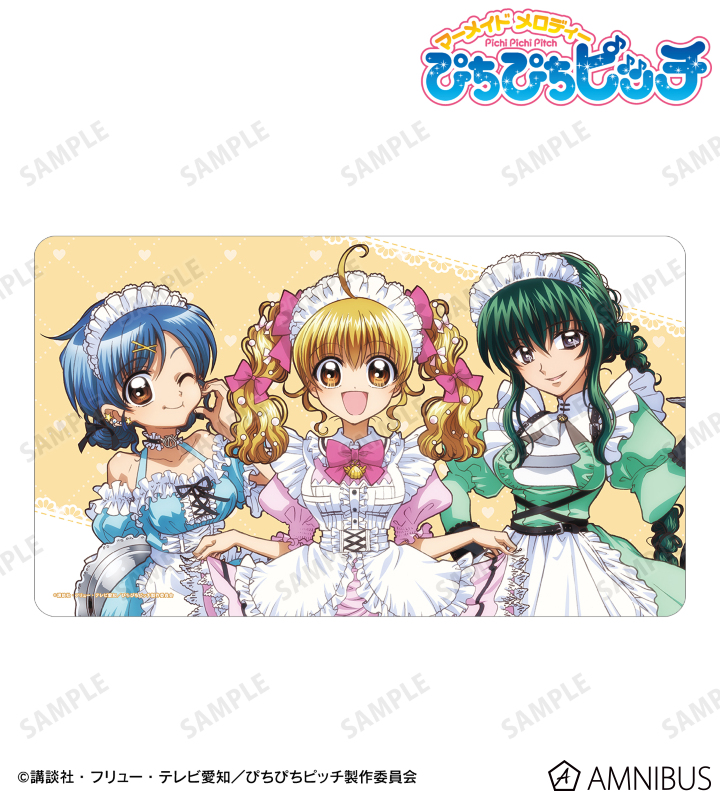 描き下ろし 集合 メイドver. マルチデスクマット