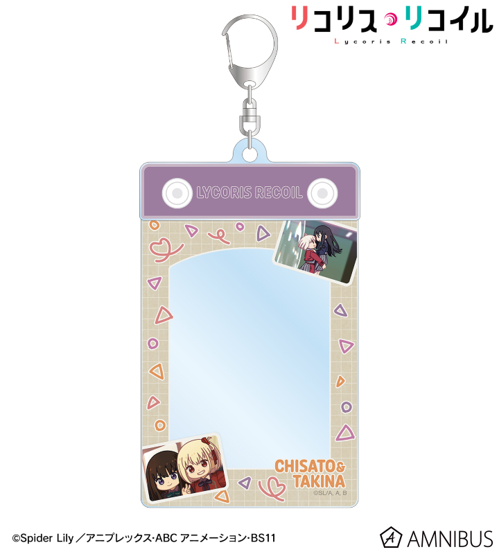 錦木千束&井ノ上たきな ゆるコマ トレカホルダー ver.B