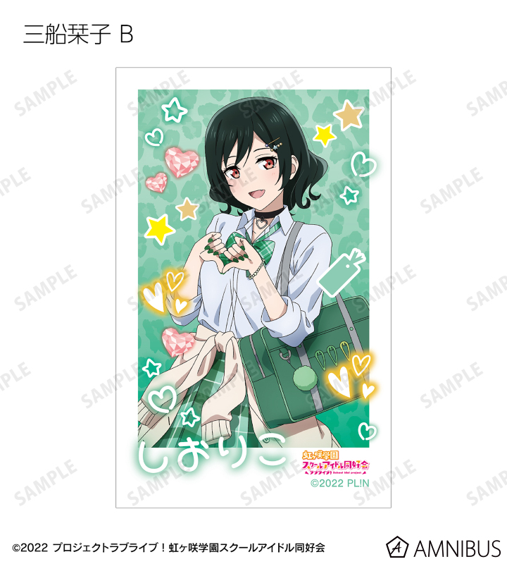 描き下ろし ギャル制服ver. トレーディングインスタントカメラ風イラストカード