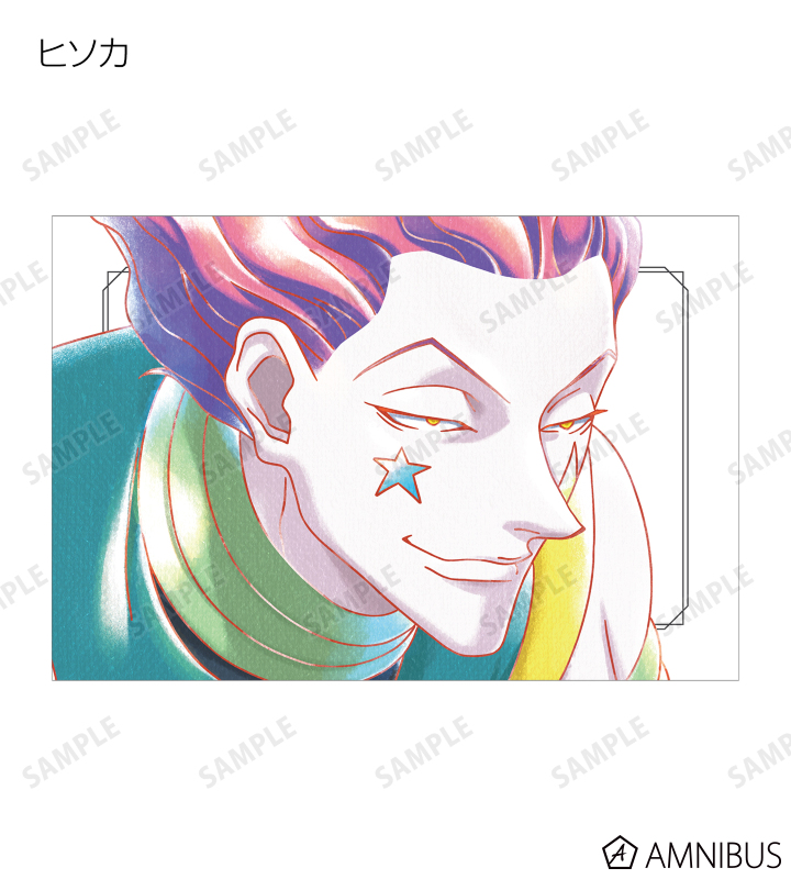 HUNTER×HUNTER Ani-Art aqua バッジ　ヒソカ　10個 ハンターハンター 新規イラスト使用「Ani-Art aqua label