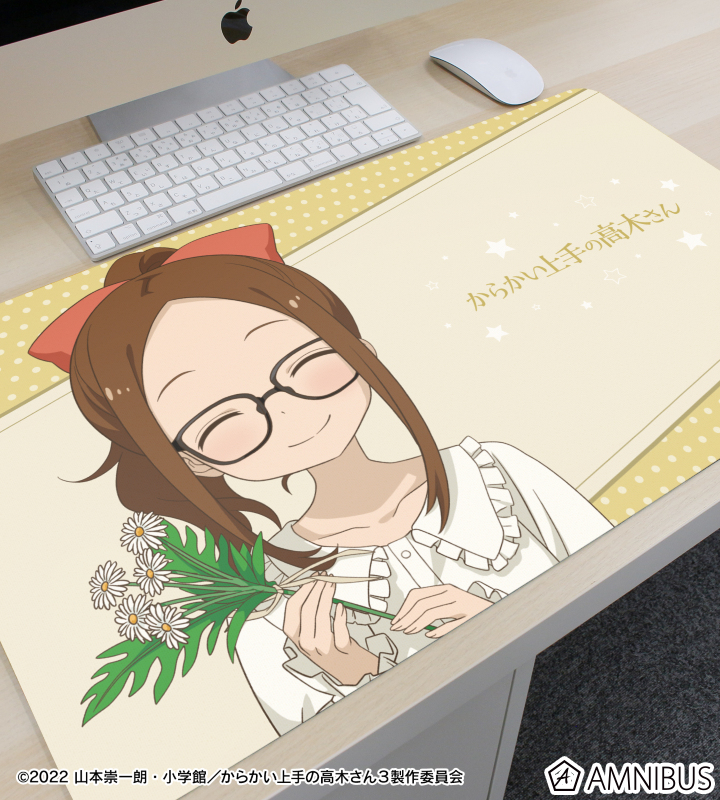 描き下ろし 高木さん お花屋さん お仕事体験ver. マルチデスクマット