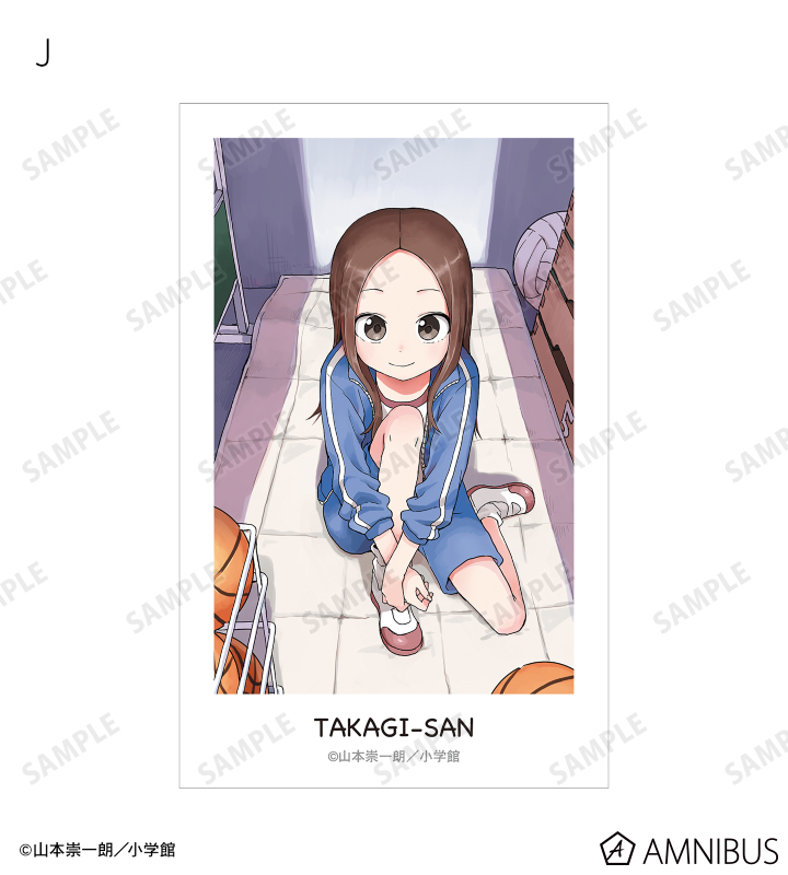 からかい上手の高木さん 箔押し　　　　　　キラカード からかい上手の高木さん 描き下ろし 高木さん お仕事体験ver