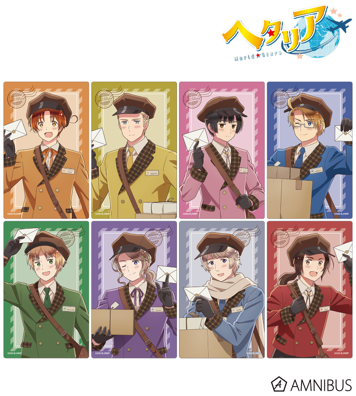ヘタリア　まとめ売り アニメ「ヘタリア World☆Stars」 - 描き下ろし 郵便屋ver