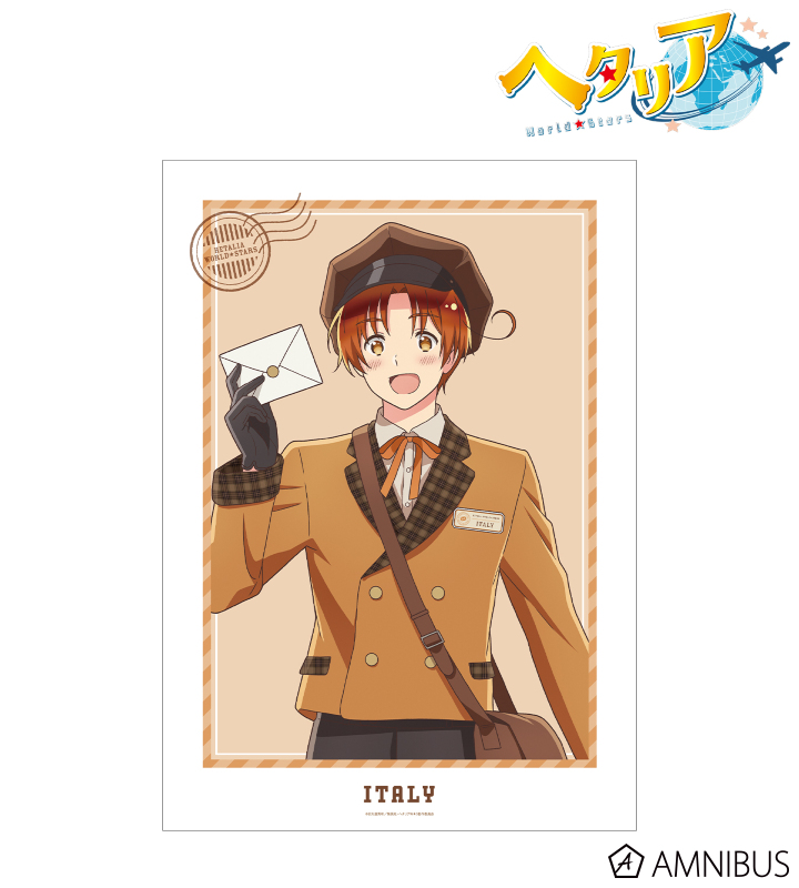 未開封未使用品　ヘタリア　イタリア アニメ「ヘタリア World☆Stars」 - 描き下ろし イタリア 郵便屋