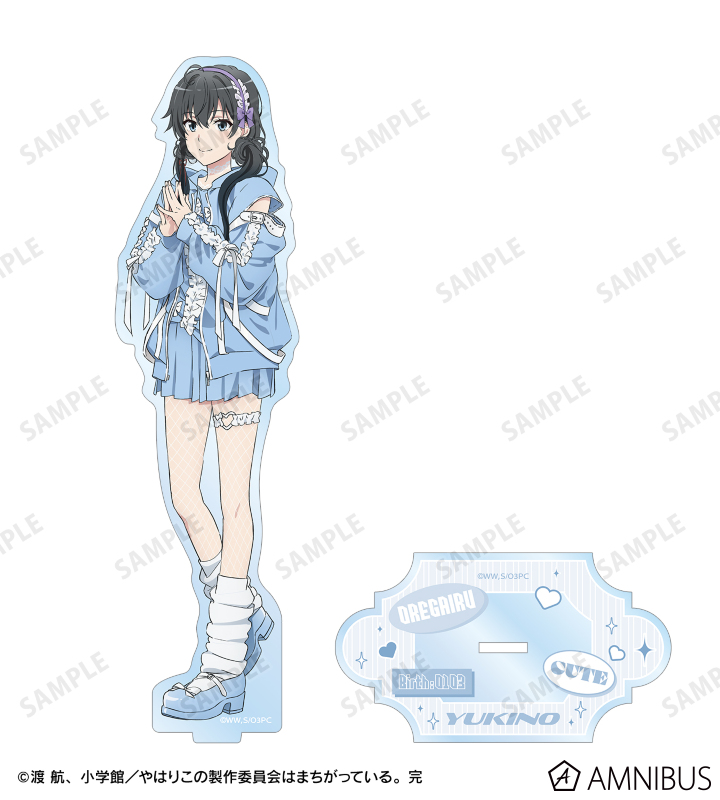 雪ノ下雪乃　ROUND1 コースター　私服ver. やはり俺の青春ラブコメはまちがっている。完 - 描き起こし