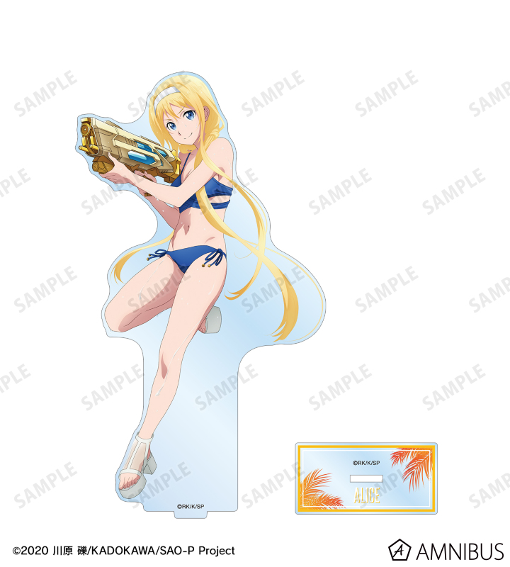 ソードアートオンライン バニーアクリルスタンドアリス 抽選50名限定賞品 描き下ろし アリス アクリルスタンド（大） ウェディングドレス