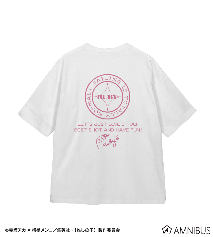 【推しの子】描き下ろし ルビー ショッピングver. 着用BIGシルエットTシャツ
