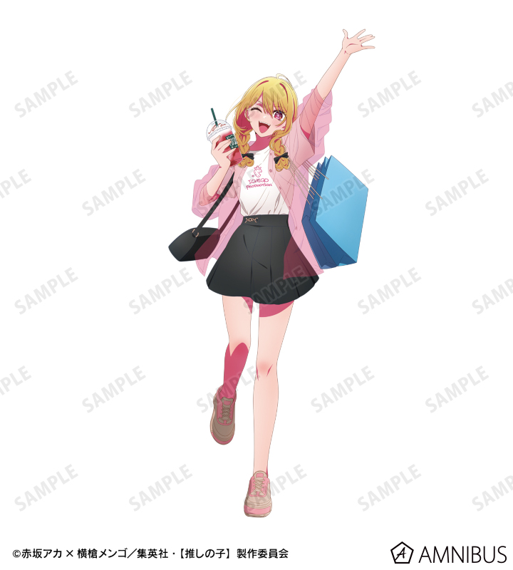 【推しの子】描き下ろし ルビー ショッピングver. 着用BIGシルエットTシャツ