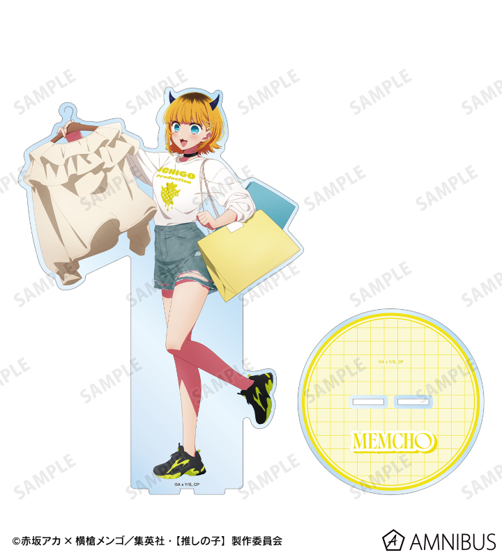 MEMちょ アクリルスタンド ロックver. 描き下ろし 特大　缶バッジ　トレカ 推しの子】 - 描き下ろし MEMちょ ロックバンドver. 特大