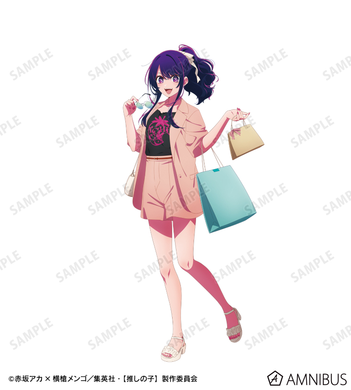 【推しの子】描き下ろし アイ ショッピングver. 着用Tシャツ