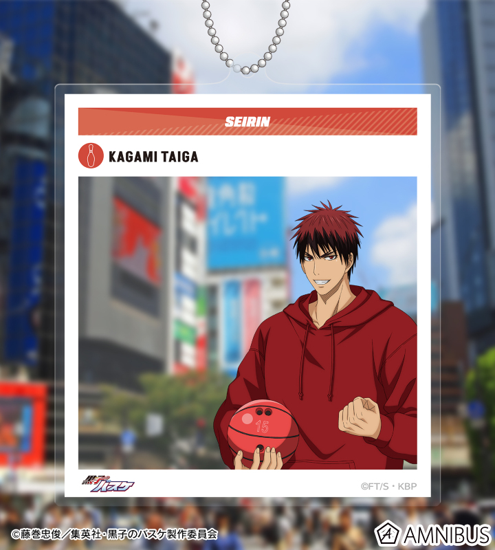 描き下ろし 火神大我 スポーツホリデーver. SNS風BIGアクリルキーホルダー