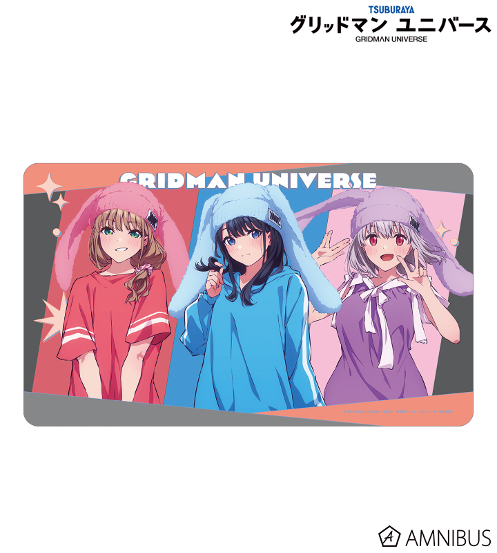 描き下ろし 集合 うさぎの着ぐるみver. マルチデスクマット