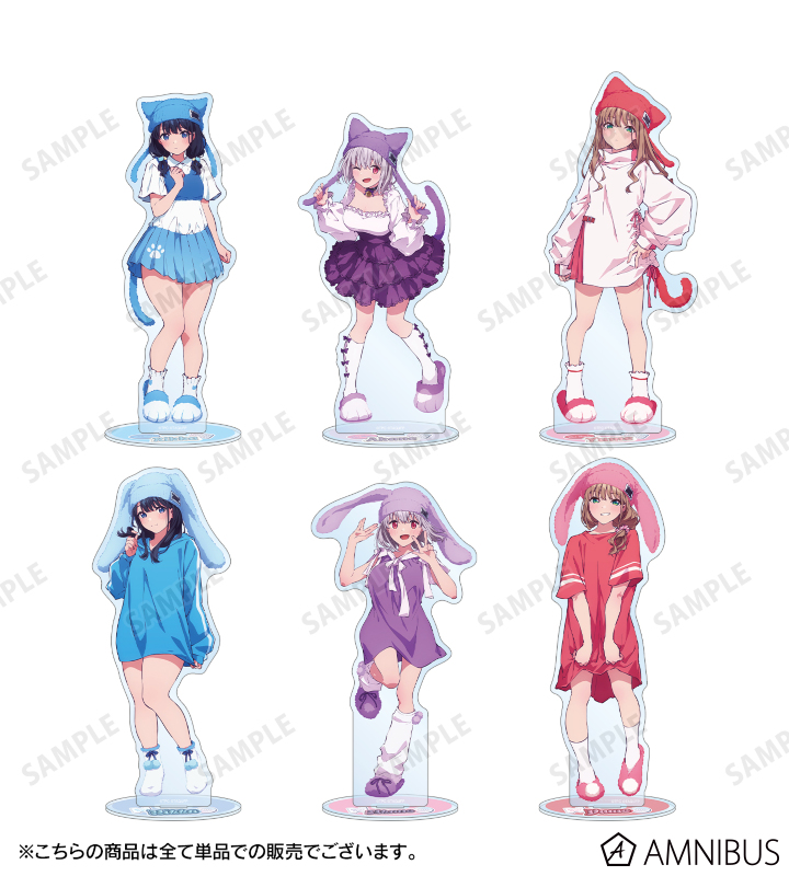 グリッドマンユニバース　アクリルスタンド 夢芽 くのいち ver グリッドマン ユニバース』描き下ろし 南 夢芽 うさぎの着ぐるみ