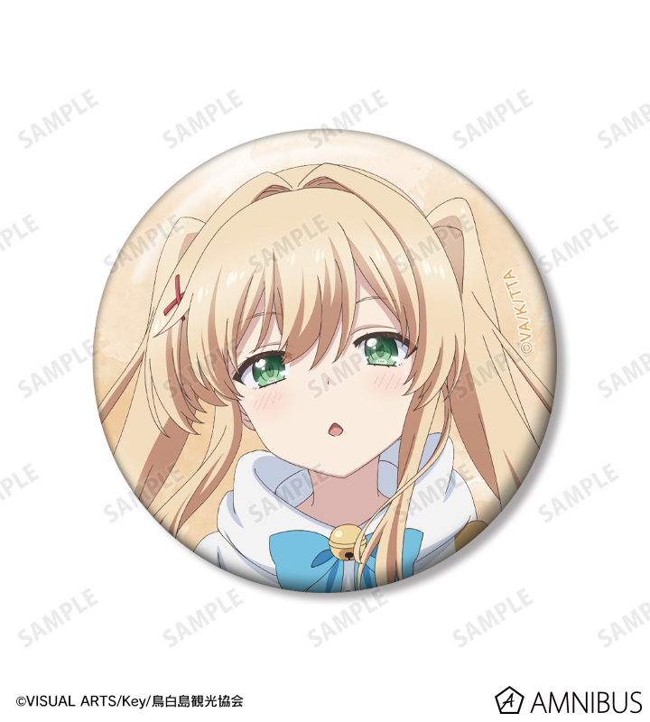 世界有名な TVアニメ『Summer Pockets』 缶バッジ3個 紬ヴェンダース - ピンズ・ピンバッジ・缶バッジ