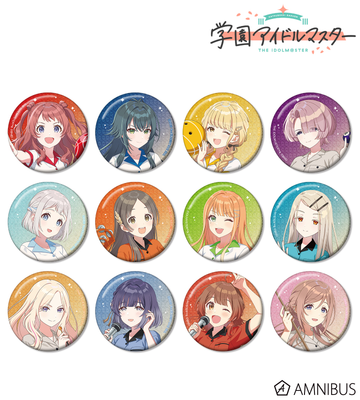 描き下ろし ボウリングシャツver. トレーディンググリッター缶バッジ