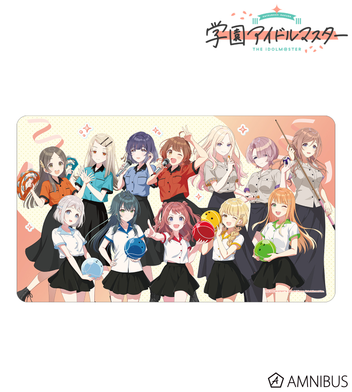 描き下ろし 集合 ボウリングシャツver. マルチデスクマット