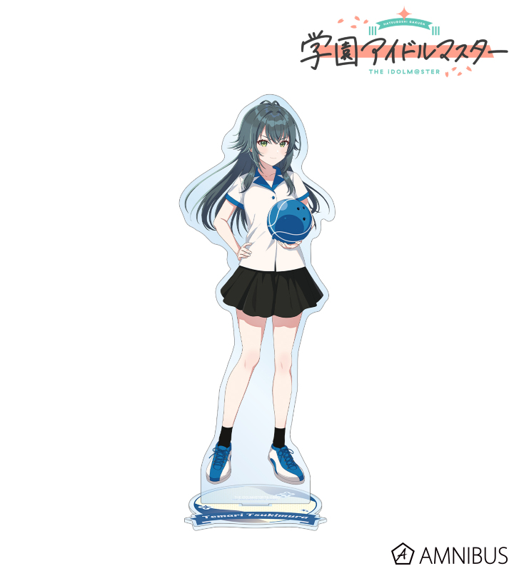 描き下ろし 月村手毬 ボウリングシャツver. 特大アクリルスタンド
