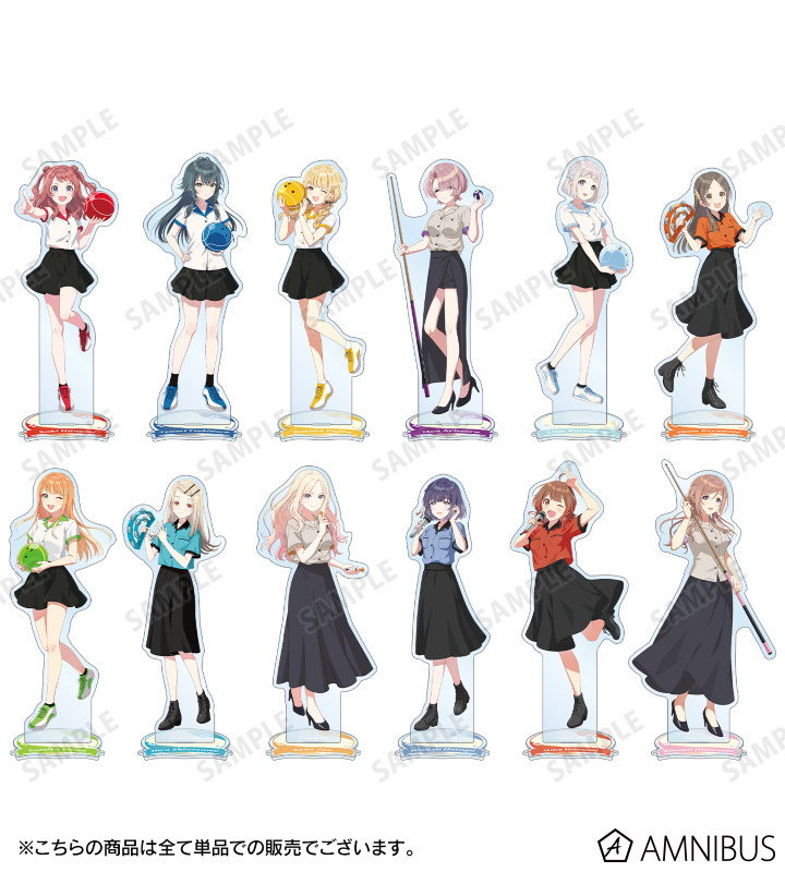 描き下ろし 藤田ことね ボウリングシャツver. 特大アクリルスタンド
