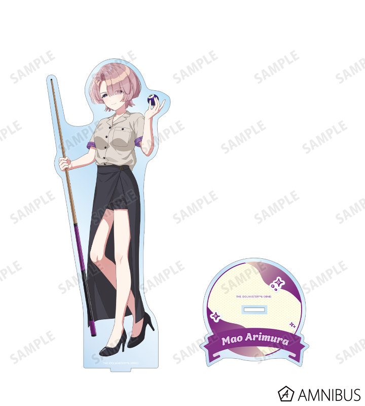 描き下ろし 有村麻央 ボウリングシャツver. 特大アクリルスタンド