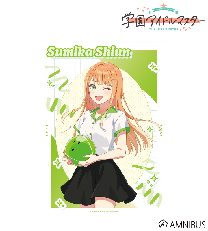 描き下ろし 紫雲清夏 ボウリングシャツver. A3マット加工ポスター