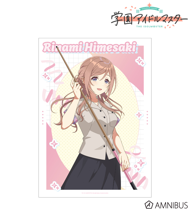 描き下ろし 姫崎莉波 ボウリングシャツver. A3マット加工ポスター