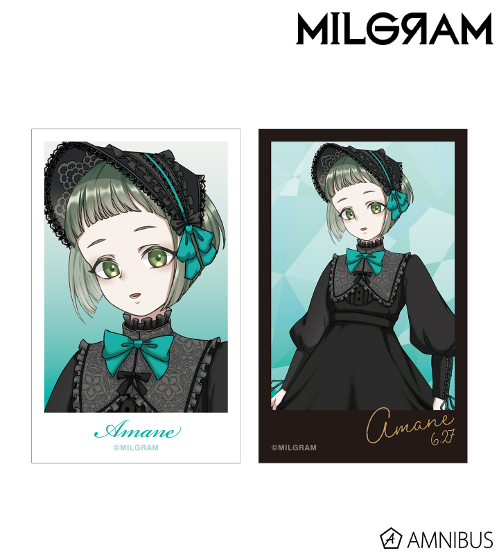 ミルグラム　特典　アマネ　カード ミルグラム アマネ 桃瀬遍 4周年 特典イラストカード - メルカリ