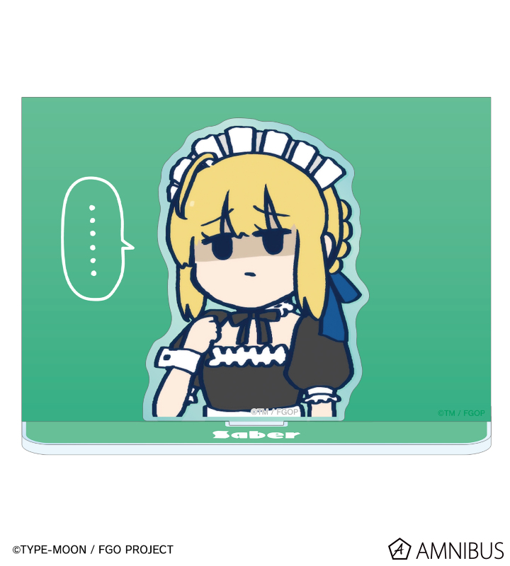 アルトリア&アルトリア イラストカード付き両面アクリルスタンド