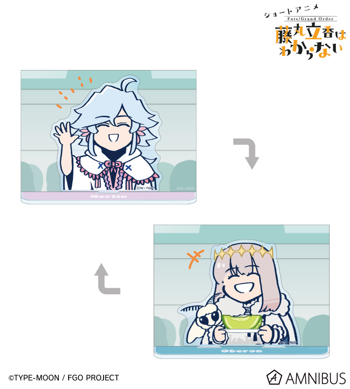 マーリン&オベロン イラストカード付き両面アクリルスタンド