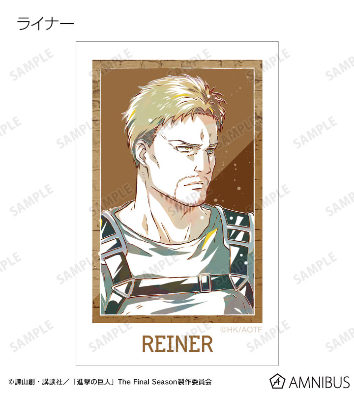 進撃の巨人　イラストカード 進撃の巨人 描き下ろしトレーディングクリアカード 全6種 BOX