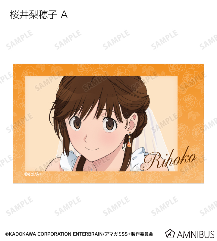 描き下ろし ウェディング水着ver. トレーディングインスタントカメラ風イラストカード