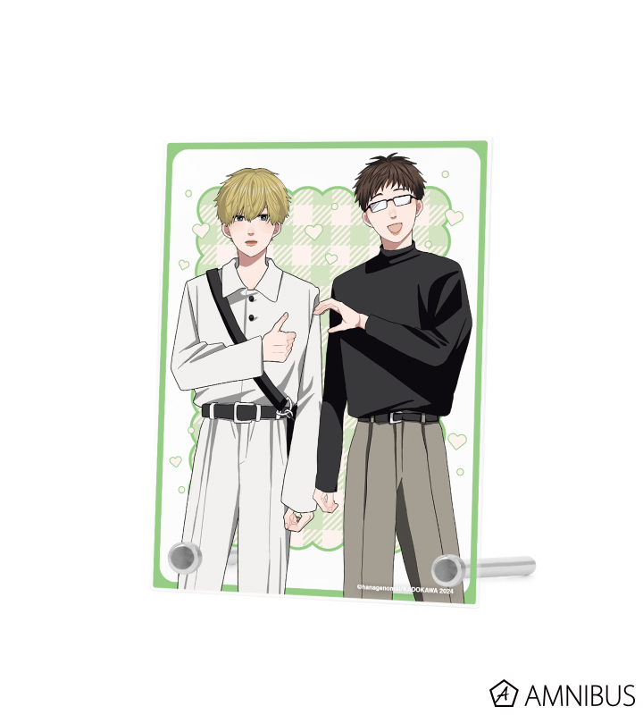 はなげのまい先生 描き下ろし 山崎聡&香取康介 プリントシール風ver. A6アクリルパネル