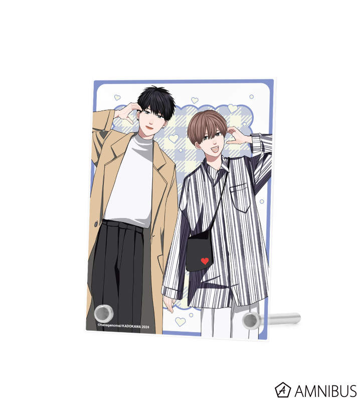 はなげのまい先生 描き下ろし 柿本健&田中優也 プリントシール風ver. A6アクリルパネル